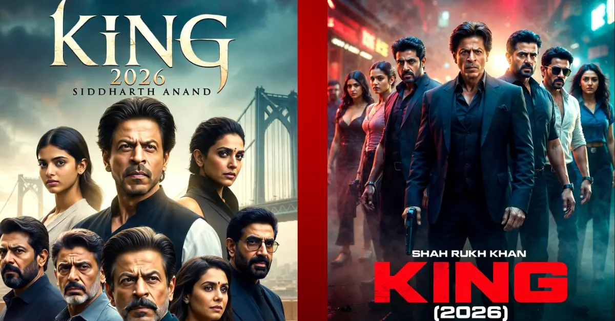 Shah Rukh Khan upcoming film King latest update featured image showing intense action look