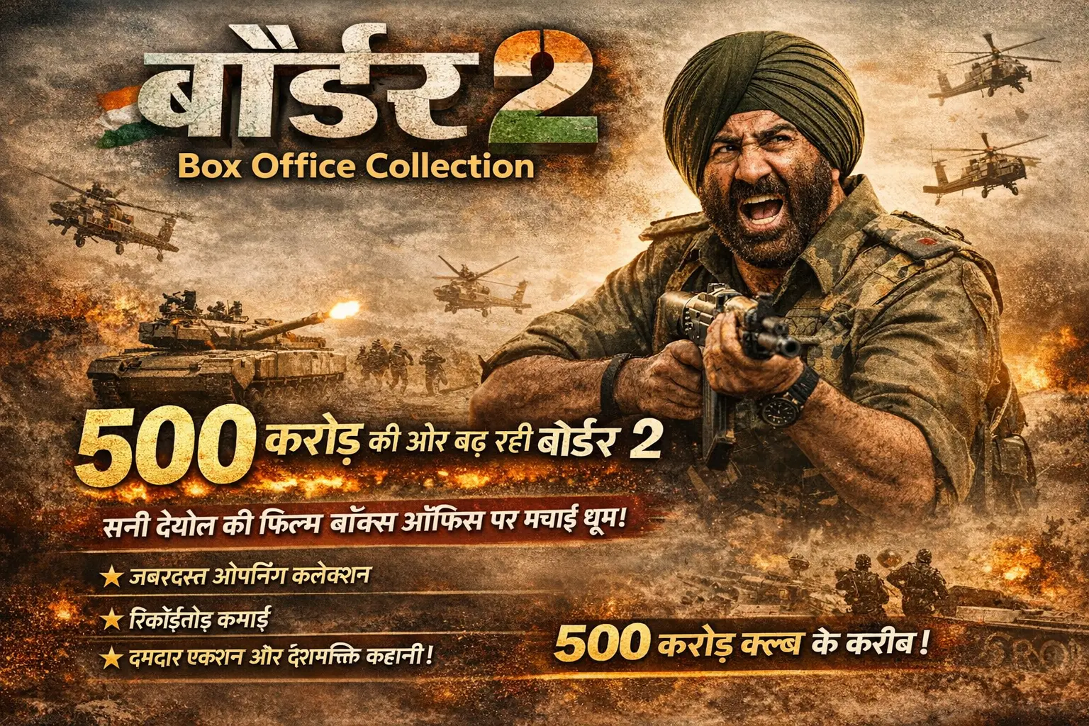 BORDER 2 BOX OFFICE COLLECTION