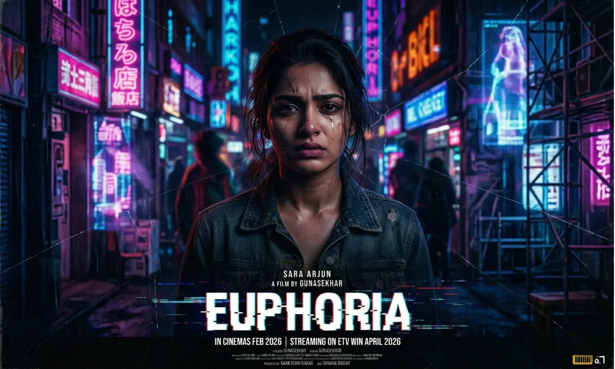 Sara Arjun Euphoria movie IMDb rating and OTT release poster